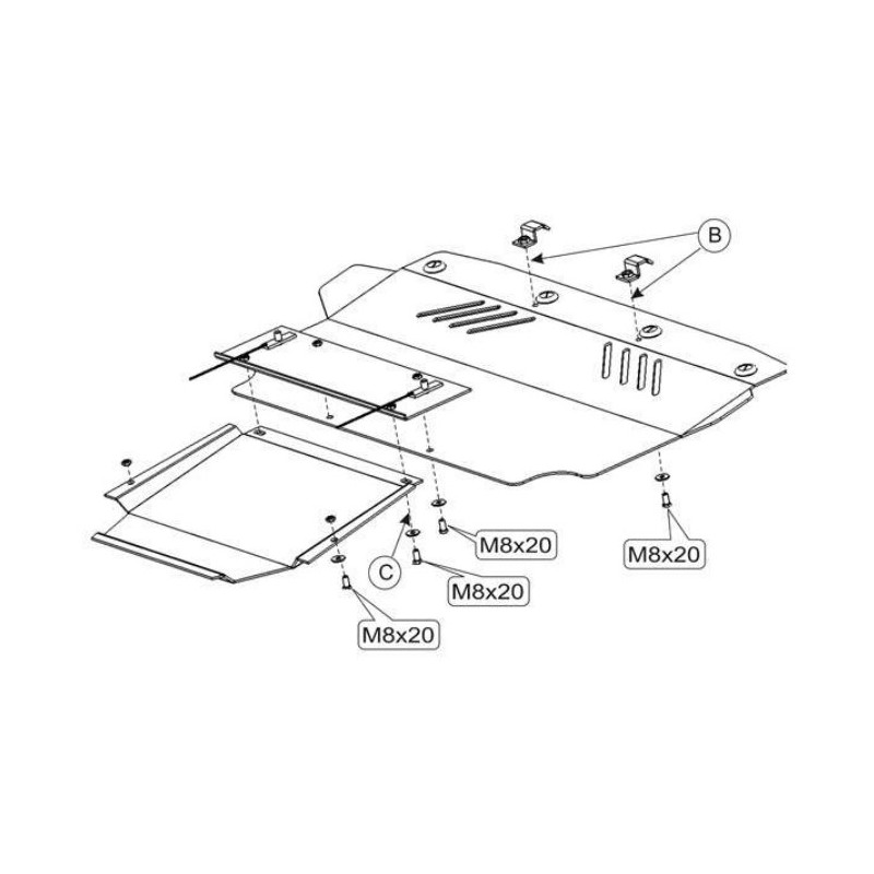 Mercedes-Benz W 124 (1991-1996) Under Engine Cover