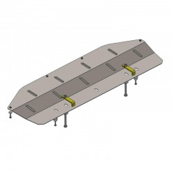 Nissan Qashqai (2006-2014) underbody protection for the radiator
