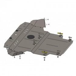 Škoda Superb (2001-2008) Under Engine Cover