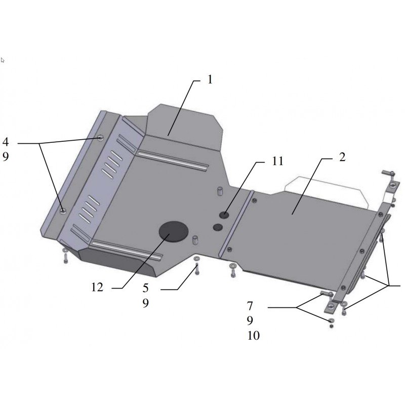 Subaru Forester (2008-2012) Under Engine Cover