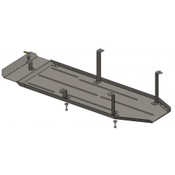 Volkswagen Amarok (2016-2018) underbody protection for the fuel tank
