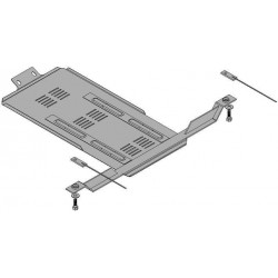 Subaru Outback (2003-2009) underbody protection for the gearbox