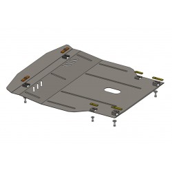  Chevrolet Lacetti (Nubira) Steel Undertray