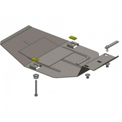Ford Kuga (2008-2013) underbody protection for the reduction gear (rear axle)